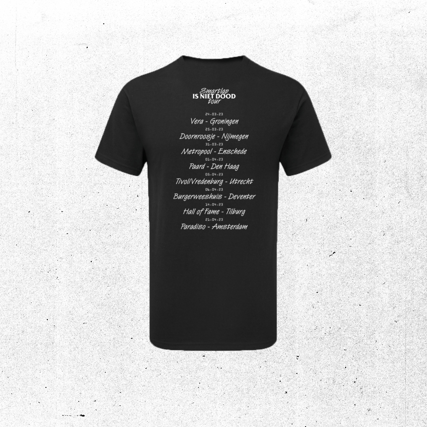 Tour T-shirt - Zwart